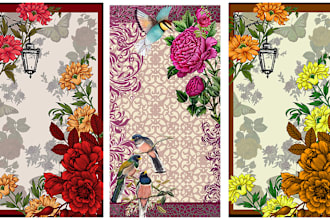 design scarfs and shawls textile designs