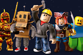 develop roblox game, roblox character, roblox scripting, roblox map