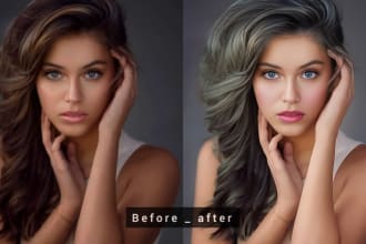 do any kind of photo editing, photo retouch and face beauty