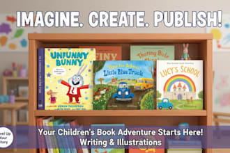 be your ebook ghostwriter for children books and kids fantasy stories