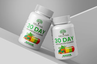 do product label design, supplement label packaging