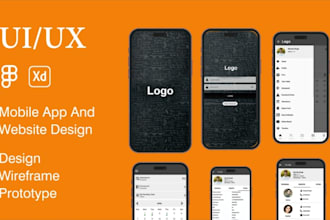 do UX UI design for website, dashboard, mobile app or wireframe, prototype