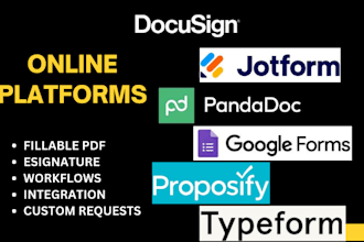 create new docusign googleform typeform pandadoc hellosign proposify jotform