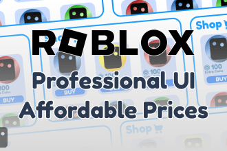 create professional roblox UI gui for you
