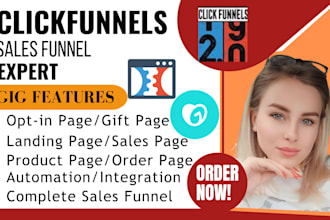 build clickfunnels landing page, godaddy squeeze page, clickfunnels sales funnel