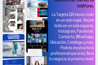 card presentation with functional and interactive qr code