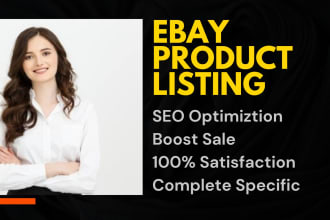 do ebay product listing, product upload, drafts, ebay lister