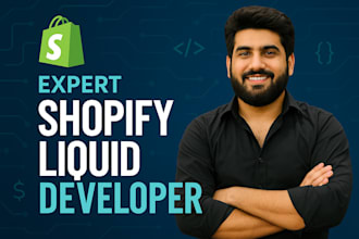 be your liquid coding developer and shopify customization
