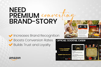 design professional amazon brand story