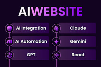 develop custom ai website, ai web application and pwa