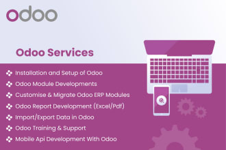 develope, migrate and customize odoo modules and fixed error