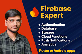 integrate firebase services in your android or flutter app