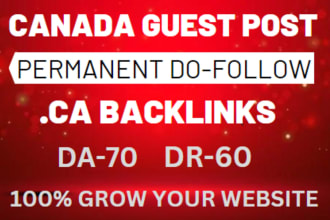 publish high da canada guest post, canada backlink on canada blog