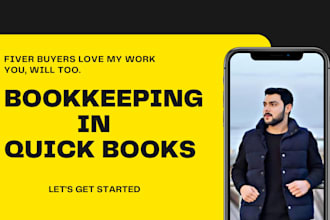 do bookkeeping in quickbooks online complete set up and reconciliation