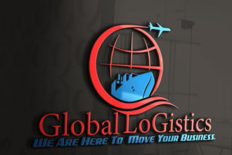 design trucking and transport logistics logo within 24 hours