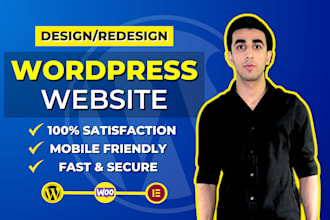 build wordpress website design, website development and responsive web design