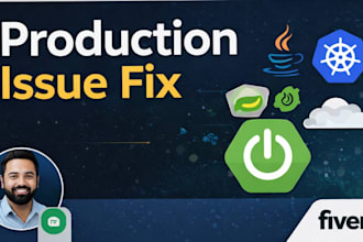 debug and fix bugs in java, spring boot  kubernetes and rest apis