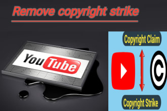 remove copyright strike on youtube under dmca