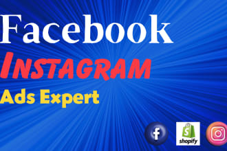 create and manage facebook ads campaign, instagram ads
