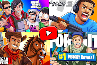 draw cool cartoon thumbnails