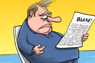 create professional editorial and political cartoon