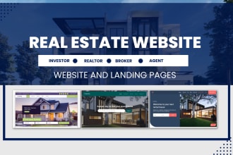 create real estate investor website