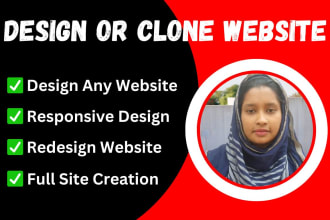 copy clone website or design wordpress website by elementor pro