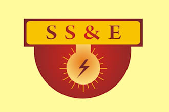 do make creative electrical, spark, bulb logo in 12 hours
