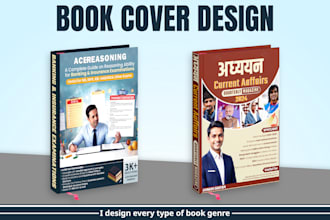 design book cover design, ebook and kindle book cover design