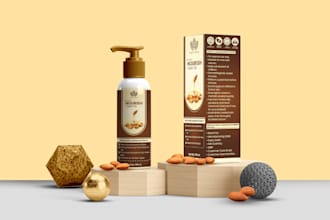do product packaging design, pouch, label, and tube design