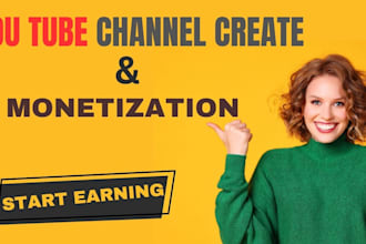 create youtube channel,setup with logo,banner,channel SEO