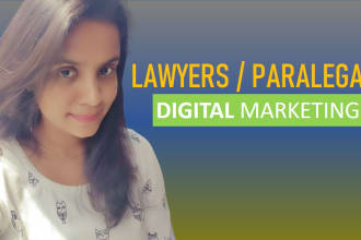 digital marketing and SEO for lawyers and paralegals