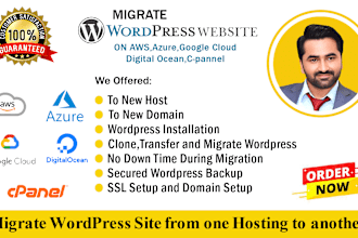 move, transfer or migrate your wordpress website to new host