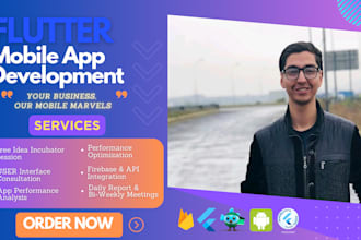 design intuitive flutter app for your project