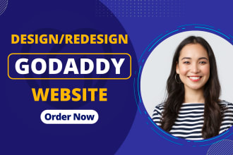 design or redesign godaddy website for you