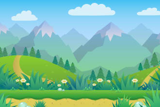 draw level design background, maps, environments for 2d game