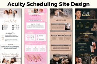 design acuity scheduling template in canva