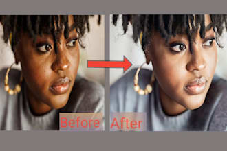 expert retouching for a stunning, flawless look