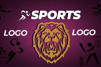 make aesthetic sports logo for team, club, event and e sports
