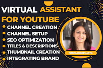 professional youtube channel creation, setup and seo optimization