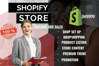 set up shopify dropshipping store, shopify website, redesign shopify website