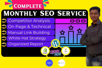 do complete monthly SEO service to stay top on serp
