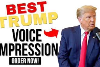 record my accurate donald trump voice for you