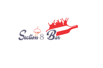 make modern restaurant, bar and night club logo design