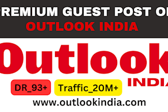post your article on outlookindia,com do follow SEO guest post backlink service