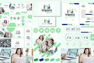 design signature logo, social media, and branding kit