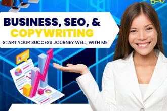 provide copywriting, on and off page SEO practices