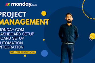 provide you monday consultancy, automation, CRM dashboard setup