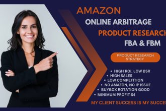 do amazon online arbitrage product research for fba and fbm