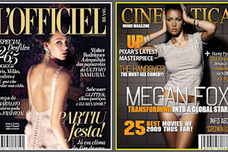 design a professional magazine covers and booklet in 24hours